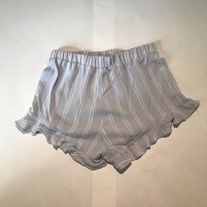 KENDALL & KYLIE BLUE & WHITE STRIPE FLOWY SHORTS💙